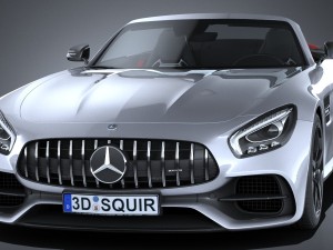 Mercedes-Benz AMG GT Roadster 2017 3Dモデル