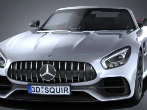 Mercedes-Benz AMG GT Roadster 2017 3D Model