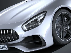 Mercedes-Benz AMG GT Roadster 2017 3D Model