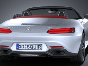 Mercedes-Benz AMG GT Roadster 2017 3Dモデル