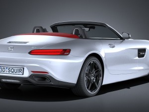 Mercedes-Benz AMG GT Roadster 2017 3Dモデル