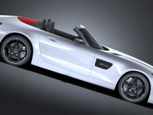 Mercedes-Benz AMG GT Roadster 2017 3Dモデル