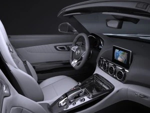 Mercedes-Benz AMG GT Roadster 2017 3D Model