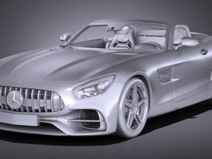 Mercedes-Benz AMG GT Roadster 2017 3Dモデル