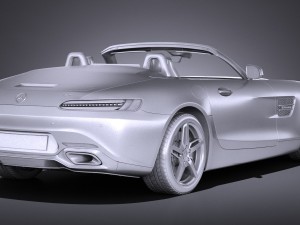 Mercedes-Benz AMG GT Roadster 2017 3Dモデル