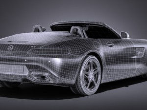 Mercedes-Benz AMG GT Roadster 2017 3Dモデル