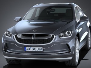 Generic SUV Coupe Luxury 2017 3D मॉडल