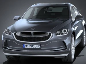 Generic SUV Coupe Luxury 2017 3D Model