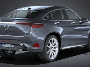 Generic SUV Coupe Luxury 2017 3D मॉडल