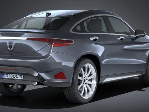 Generic SUV Coupe Luxury 2017 3D Model