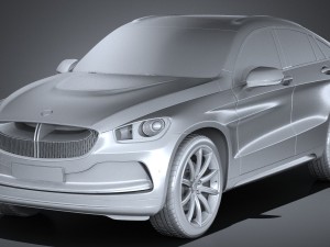 Generic SUV Coupe Luxury 2017 3D मॉडल
