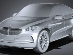 Generic SUV Coupe Luxury 2017 3D Model
