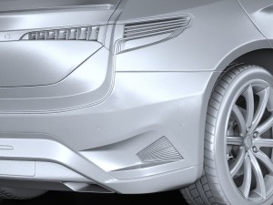 Generic SUV Coupe Luxury 2017 3D मॉडल