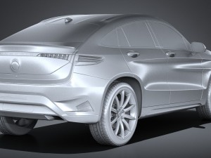 Generic SUV Coupe Luxury 2017 3D मॉडल