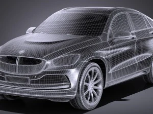 Generic SUV Coupe Luxury 2017 3D Model