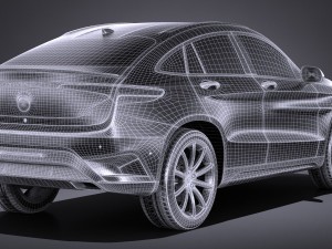 Generic SUV Coupe Luxury 2017 3D मॉडल