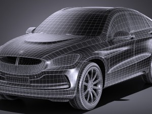 Generic SUV Coupe Luxury 2017 3D मॉडल