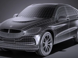 Generic SUV Coupe Luxury 2017 3D Model