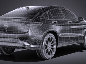 Generic SUV Coupe Luxury 2017 3D मॉडल
