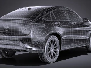 Generic SUV Coupe Luxury 2017 3D Model