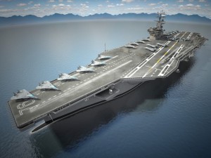 Uss Ronald Reagan CVN76 Carrier 3D मॉडल