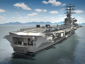 Uss Ronald Reagan CVN76 Carrier 3D Model