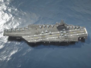 Uss Ronald Reagan CVN76 Carrier 3D Model