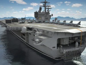Uss Ronald Reagan CVN76 Carrier 3D Model