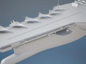 Uss Ronald Reagan CVN76 Carrier 3D 模型
