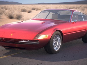 Ferrari Daytona Coupe 1968-1973 Model 3D