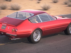 Ferrari Daytona Coupe 1968-1973 Model 3D