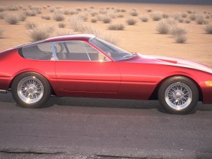 Ferrari Daytona Coupe 1968-1973 Model 3D