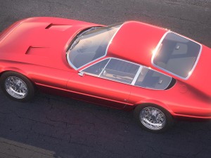 Ferrari Daytona Coupe 1968-1973 Model 3D