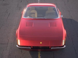 Ferrari Daytona Coupe 1968-1973 3D Model