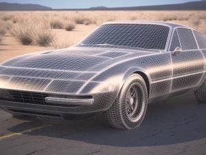 Ferrari Daytona Coupe 1968-1973 Model 3D