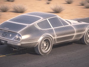 Ferrari Daytona Coupe 1968-1973 Model 3D