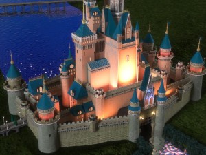 Disney Cinderella Castle Modello 3D