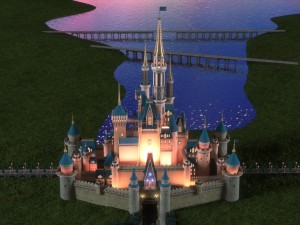 Disney Cinderella Castle Modello 3D