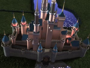 Disney Cinderella Castle Modello 3D