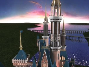 Disney Cinderella Castle 3D Model