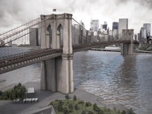 brooklyn bridge new york city 3D Model