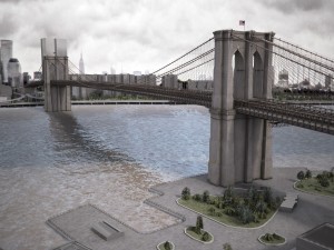 Brooklyn Bridge New York City 3Dモデル