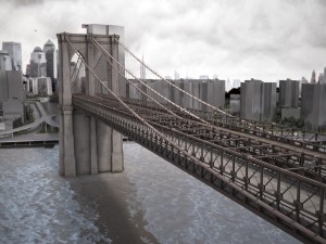 Brooklyn Bridge New York City 3Dモデル