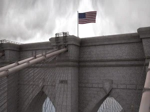 Brooklyn Bridge New York City 3D Model
