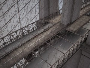 Brooklyn Bridge New York City 3D Model