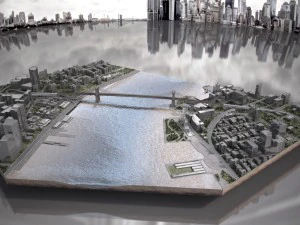 Brooklyn Bridge New York City 3D Model