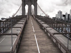 Brooklyn Bridge New York City 3D Model