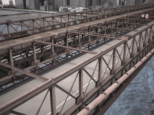Brooklyn Bridge New York City 3Dモデル