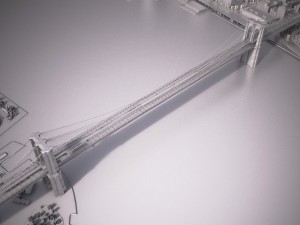 Brooklyn Bridge New York City 3Dモデル
