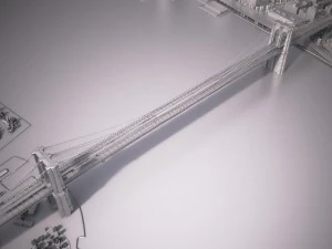 Brooklyn Bridge New York City 3D Model